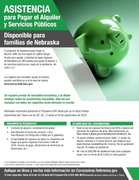 rent and utility assistance flyer